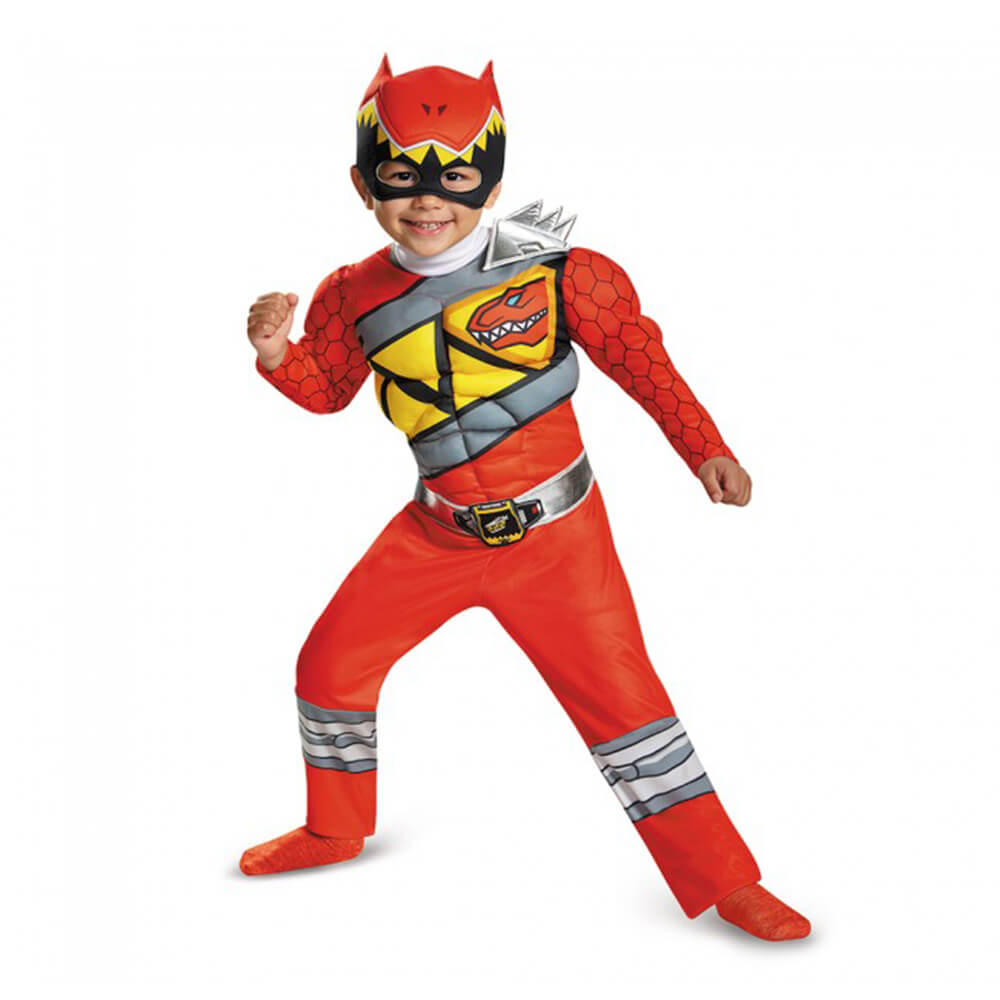 Red Ranger Dino Charge Muscle Costume