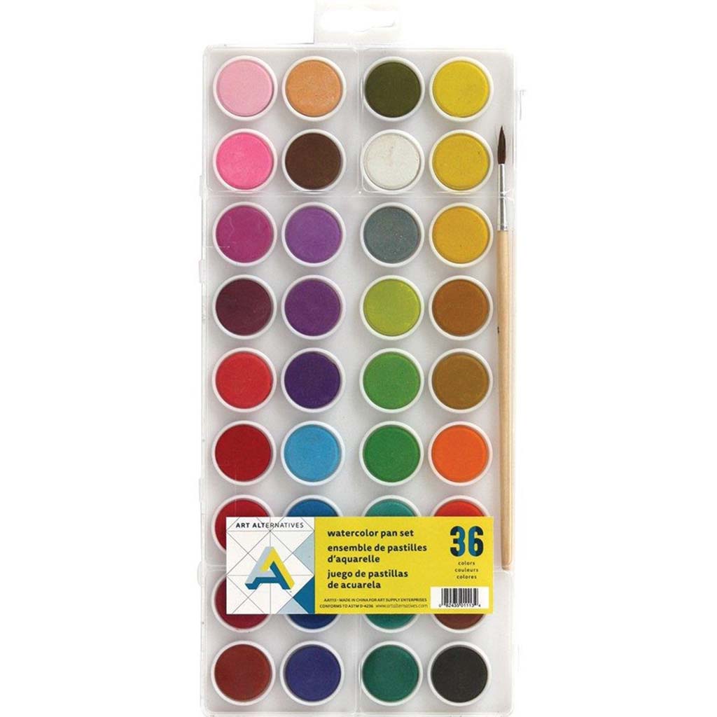 Watercolor Pan Set 36