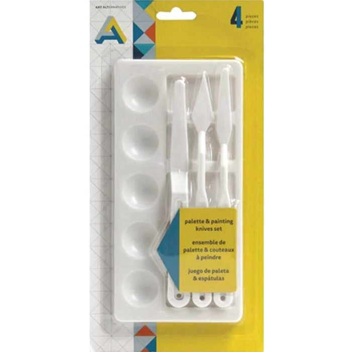 Palette Tray & Knives Set