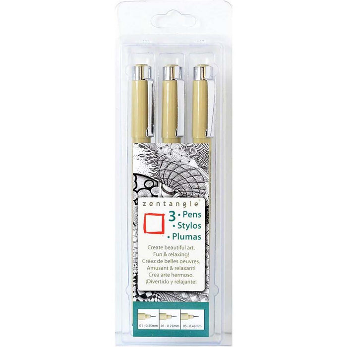 Zentangle Tool Set 3pc Black