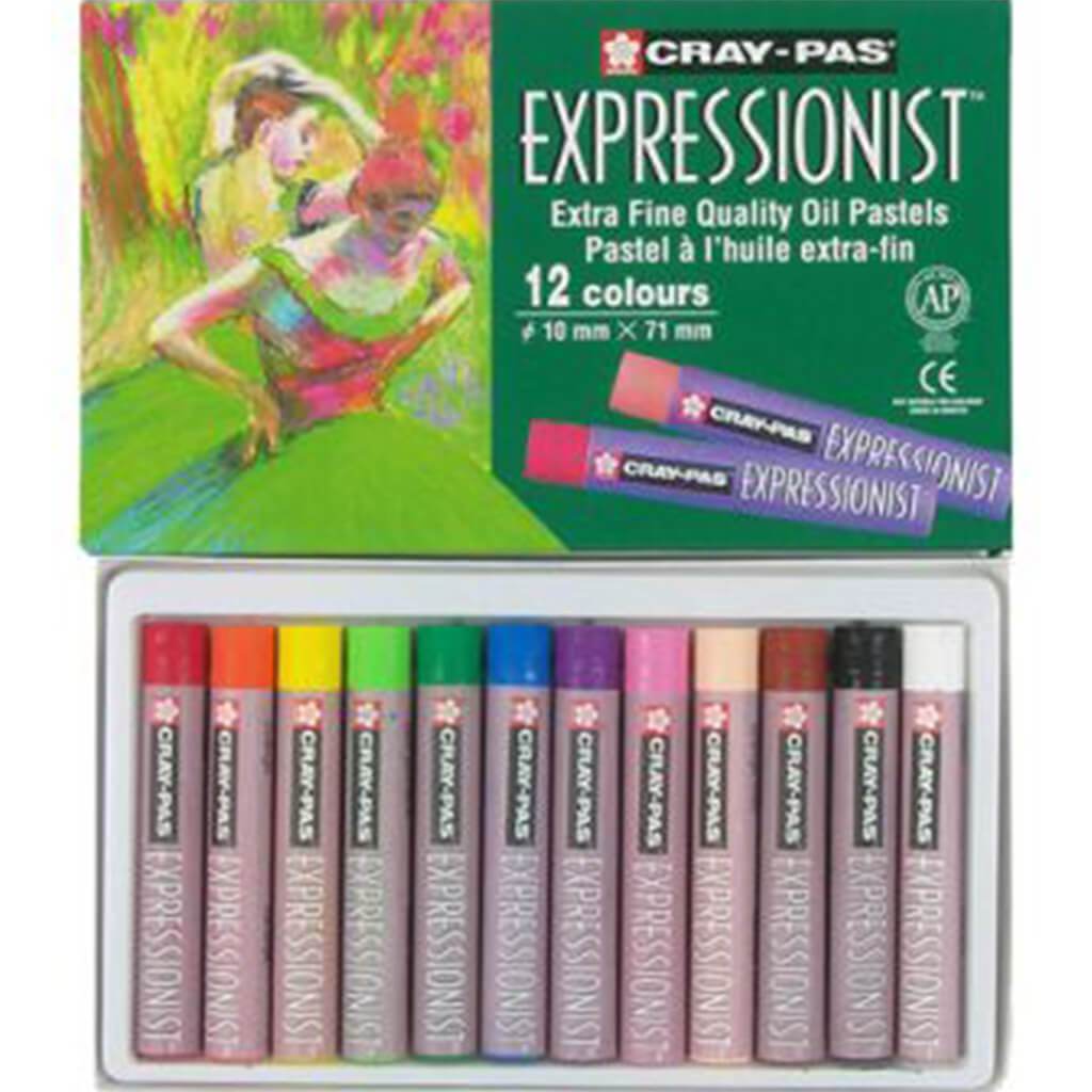 Cray-Pas Junior Artist Oil Pastels 12-Color Set