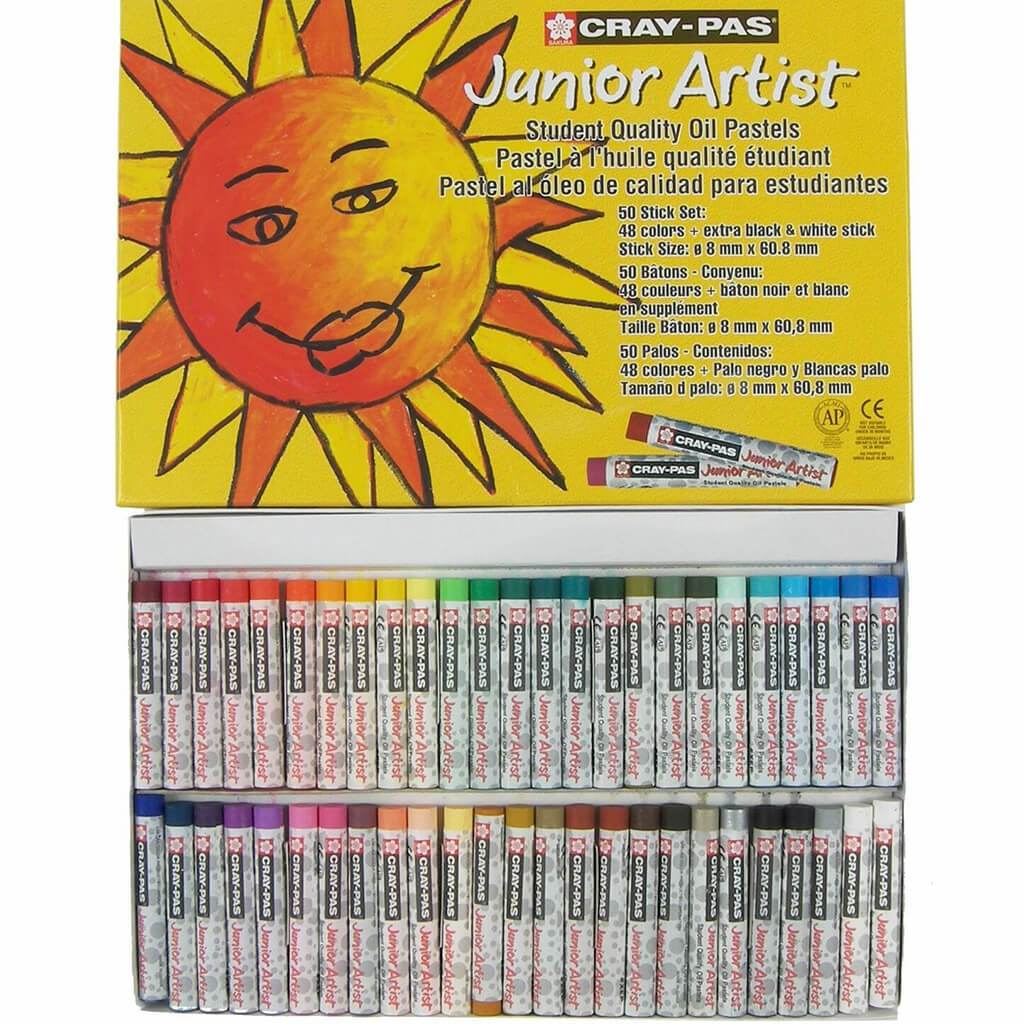 Cray Pas Junior Artist Oil Pastels 50 Color Set