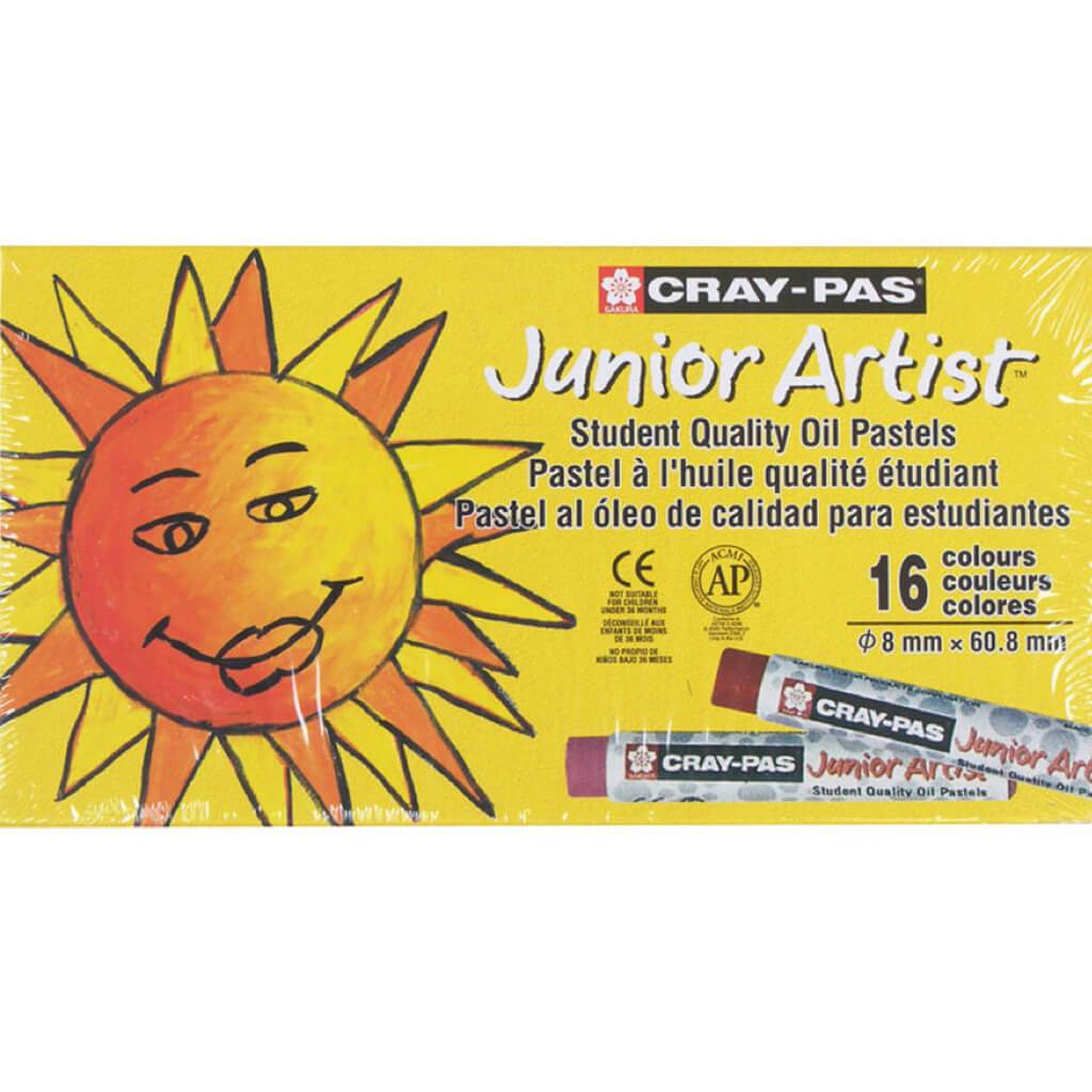 Cray Pas Junior Artist Oil Pastels 16 Color Set