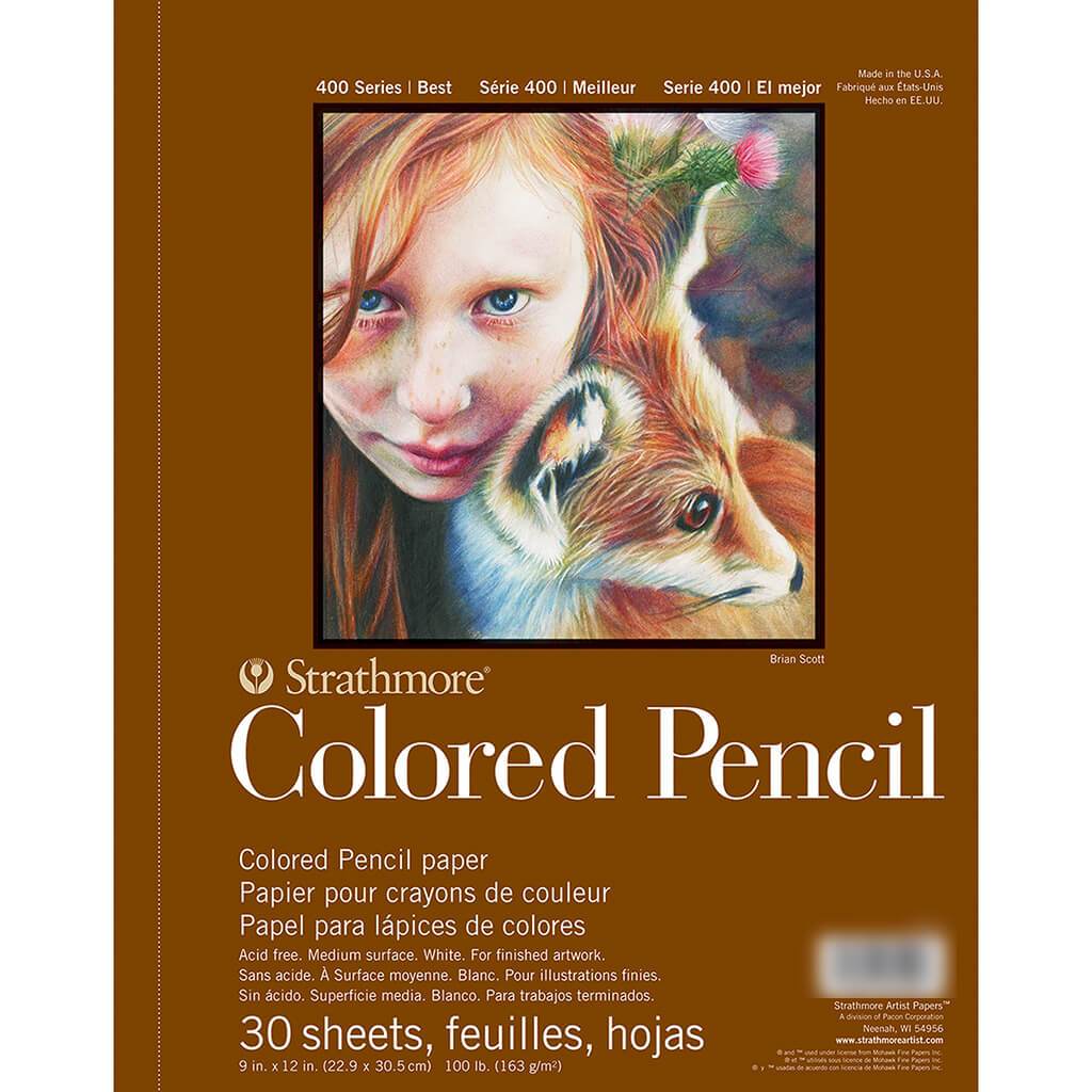 400 Series Colored Pencil Pad 9in x 12in