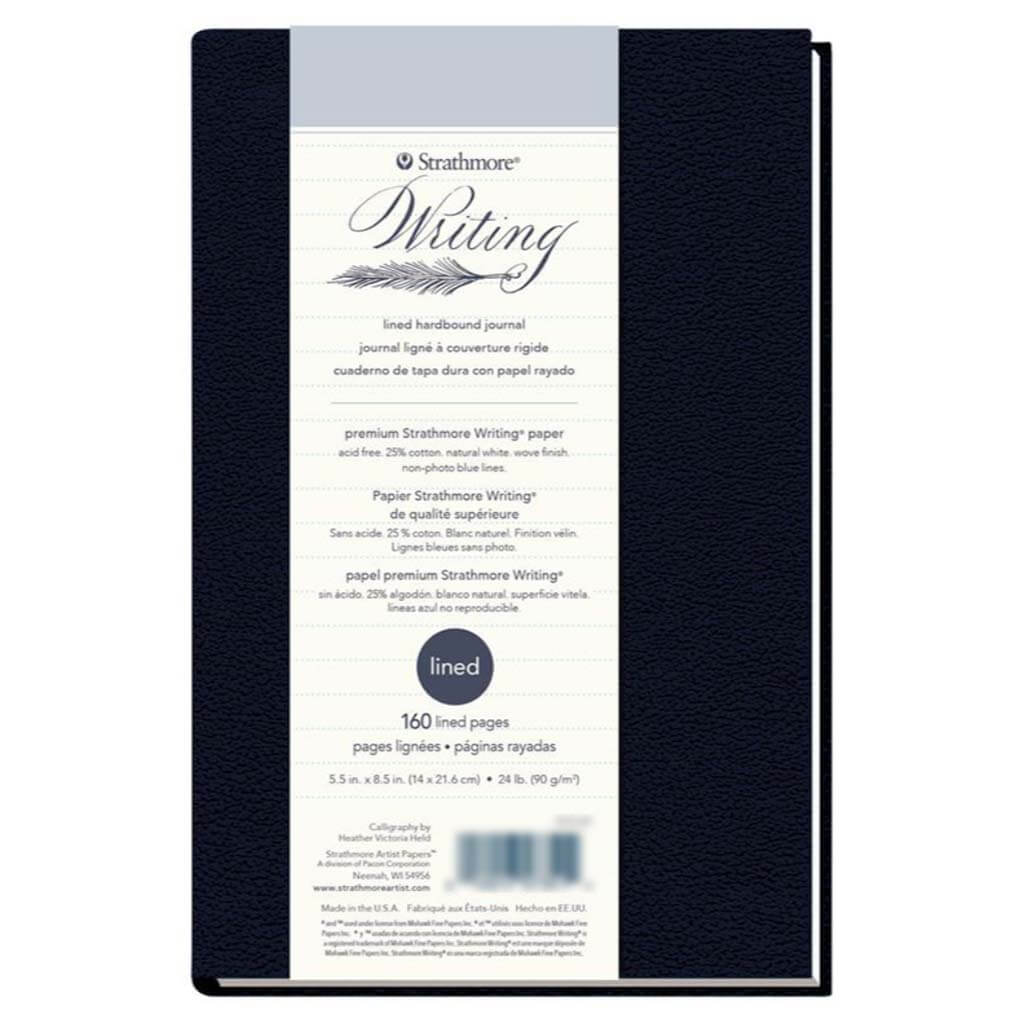 Writing Lined Hardbound Journal 5.5in x 8.5in