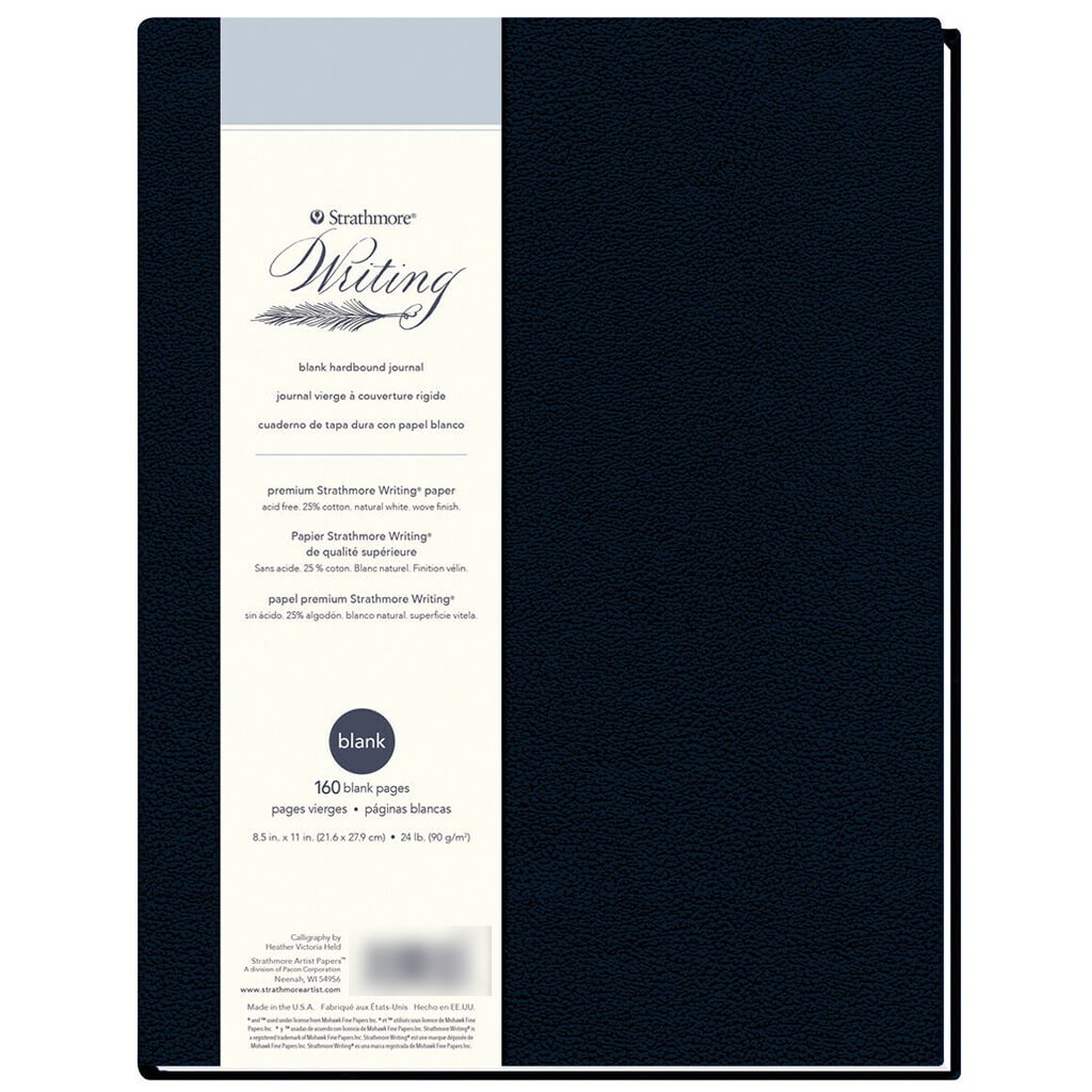 Strathmore 500 Writing Hardcover Blank 8.5 x 11in