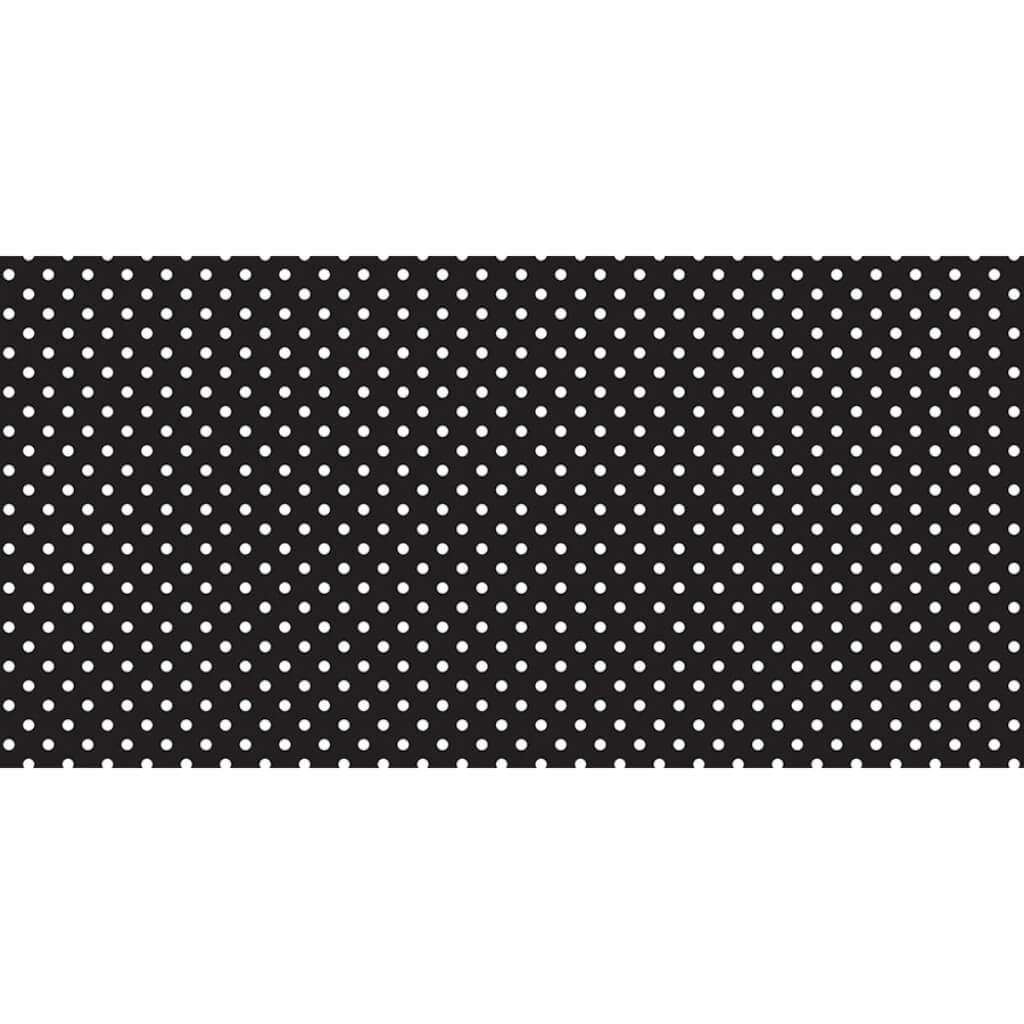 Fadeless Designs 48in x 12ft Classic Dots Black &amp; White