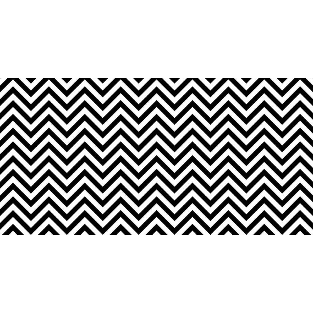 Fadeless Chevron Designs 48in x 12ft Black &amp; White