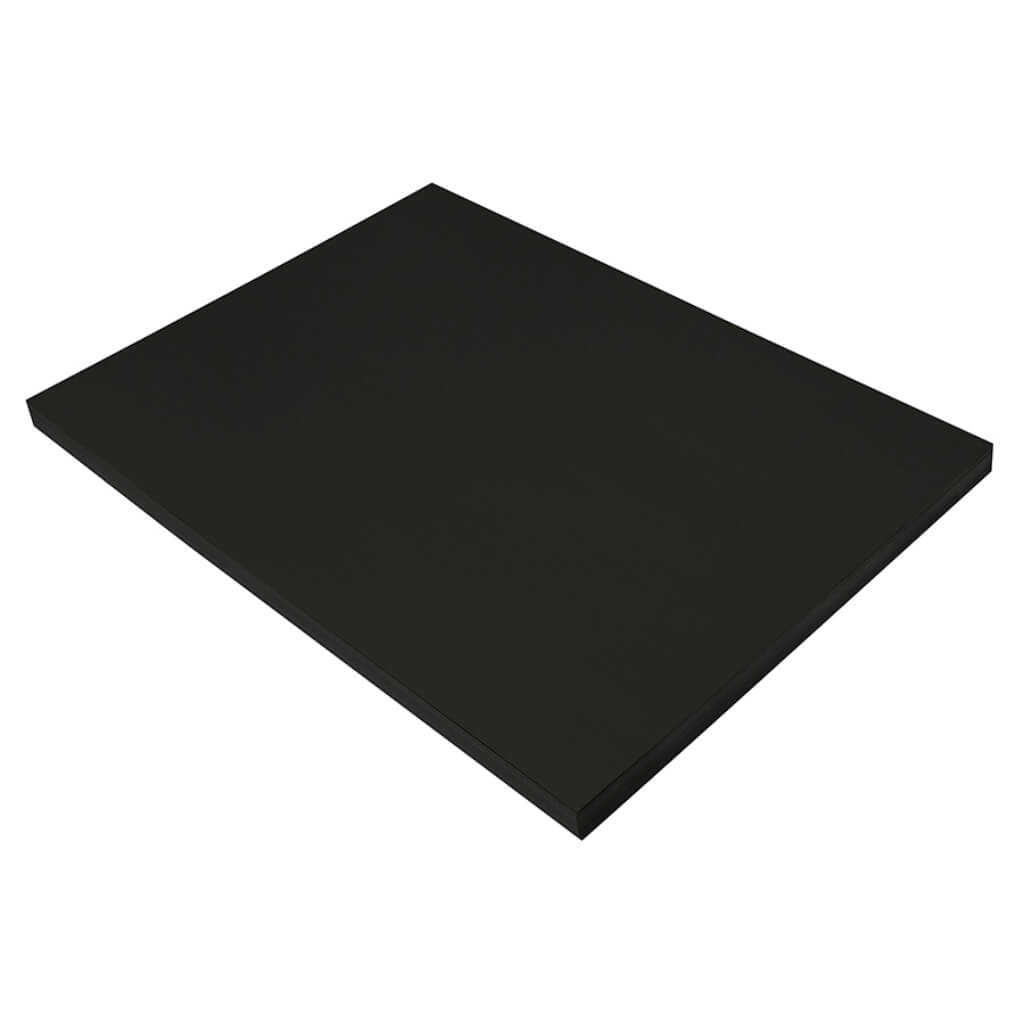 Sunworks Construction Paper 18in x 24in Black