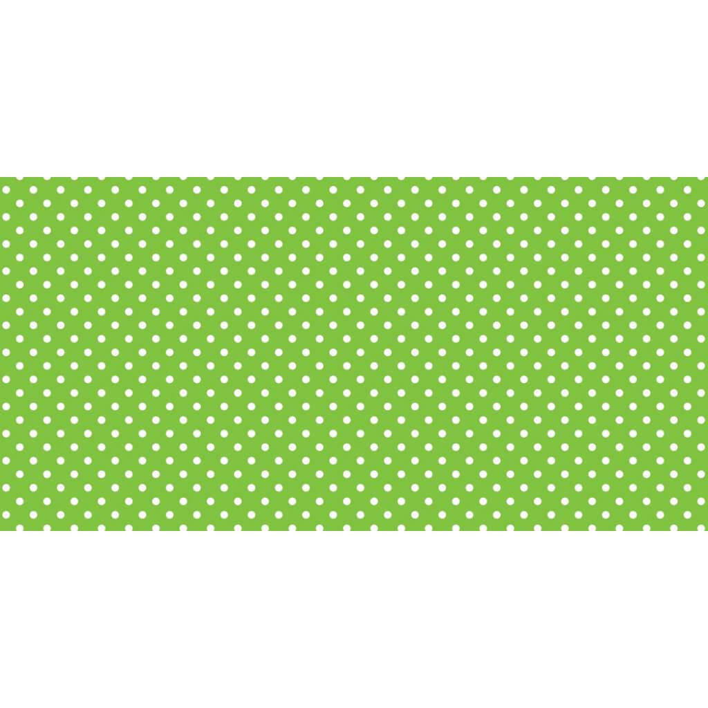 Fadeless Paper 48in x 12ft Classic Dots Lime &amp; White