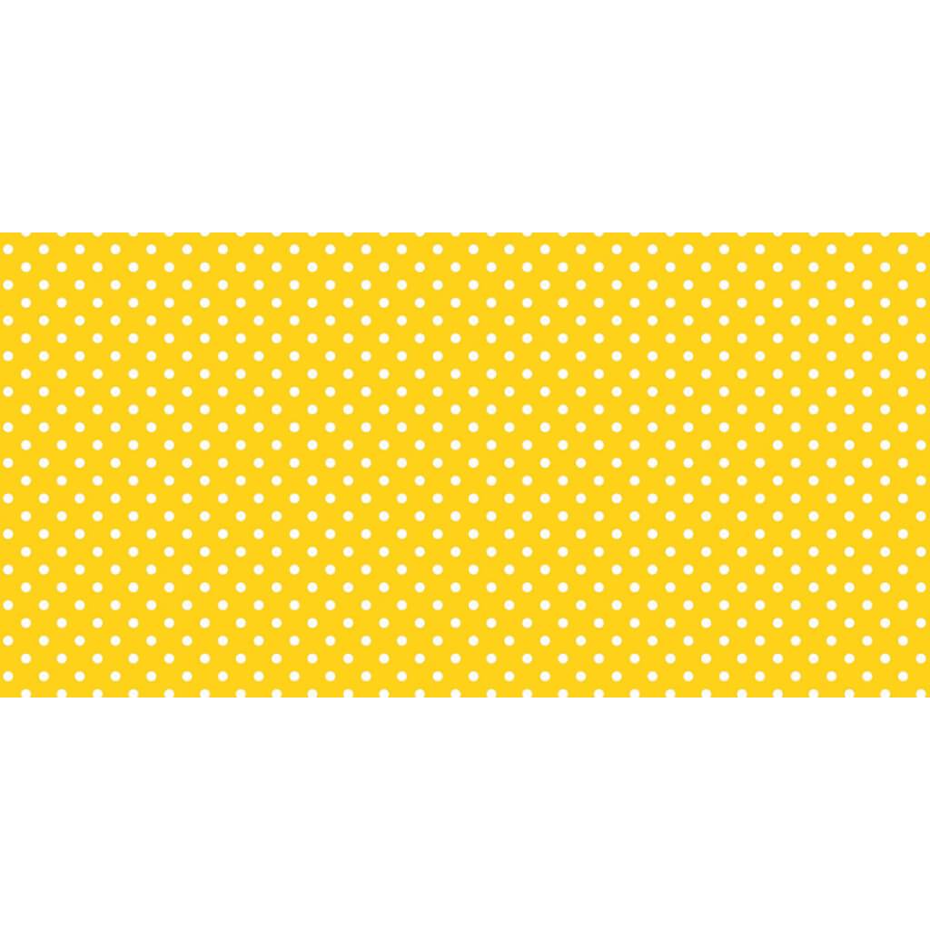 Fadeless Paper 48in x 12ft Classic Dots Yellow &amp; White