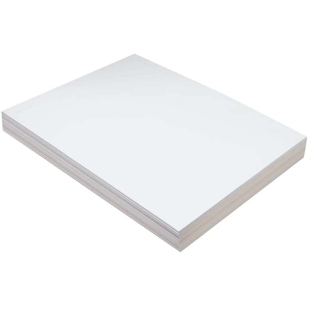 Super Heavyweight Tagboard 9in x 12in White 100 Sheets