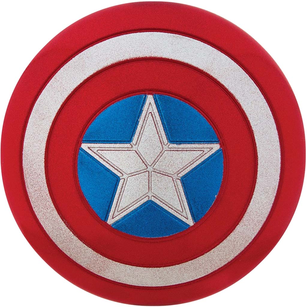 Captain America Glitter Shield 12in