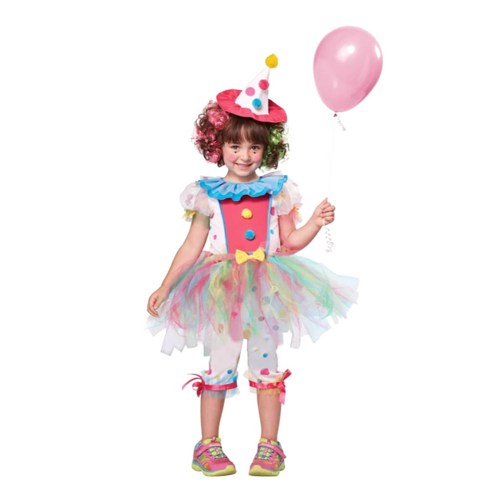 RAINBOW CLOWN TODDLER COSTUME 