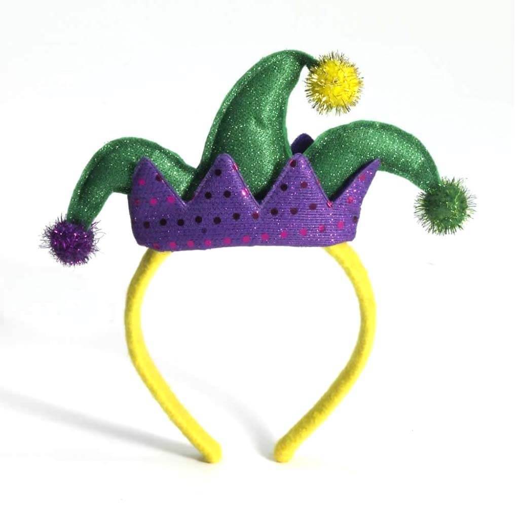 Mardi Gras Jester Headband