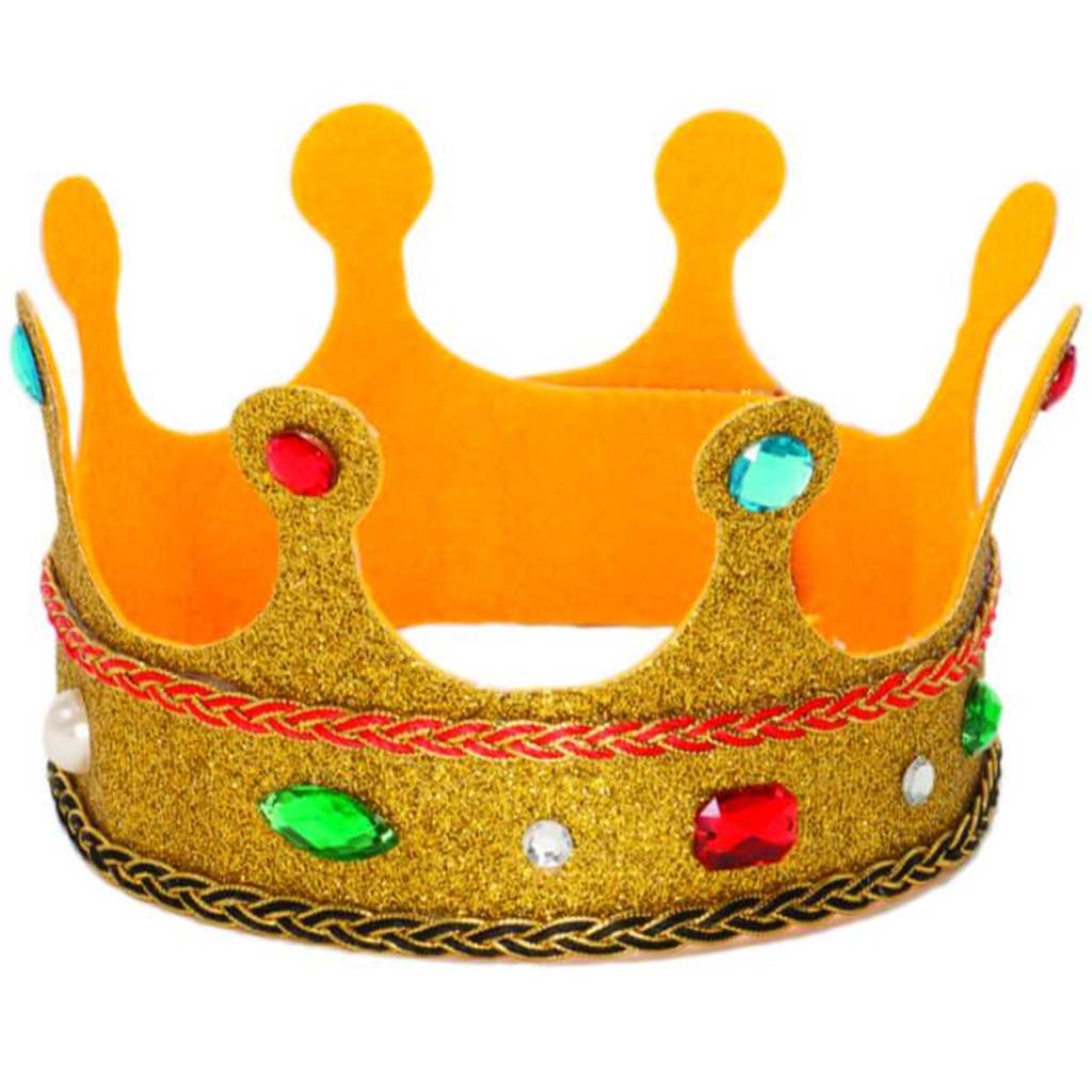 Child&#39;s Gold Jeweled Crown 