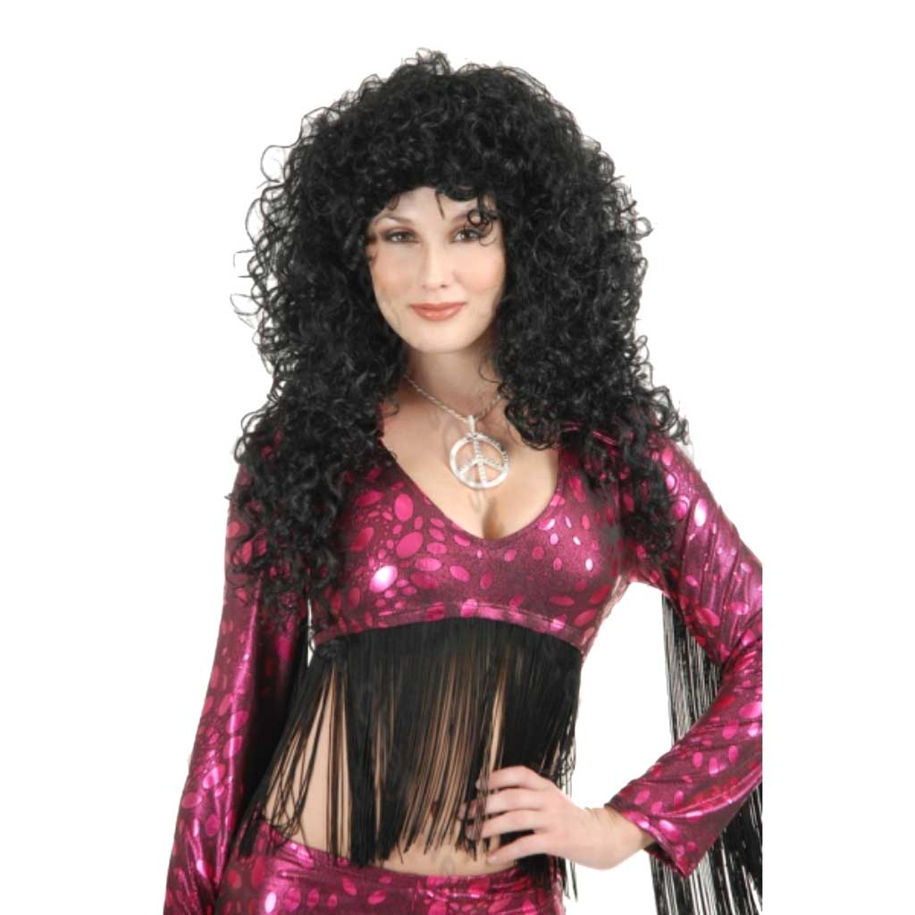 Long Curly Diva Blonde Wig