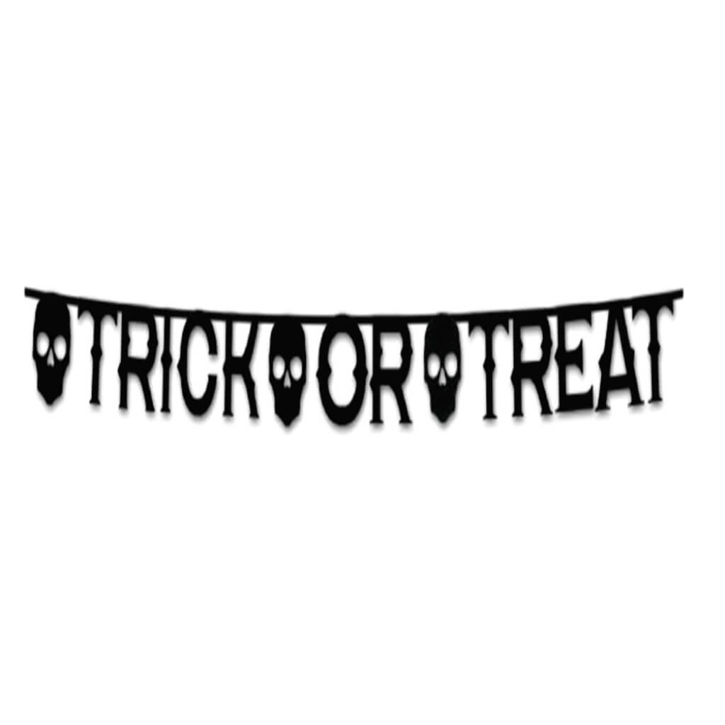 TRICK OR TREAT LETTER BANNER 