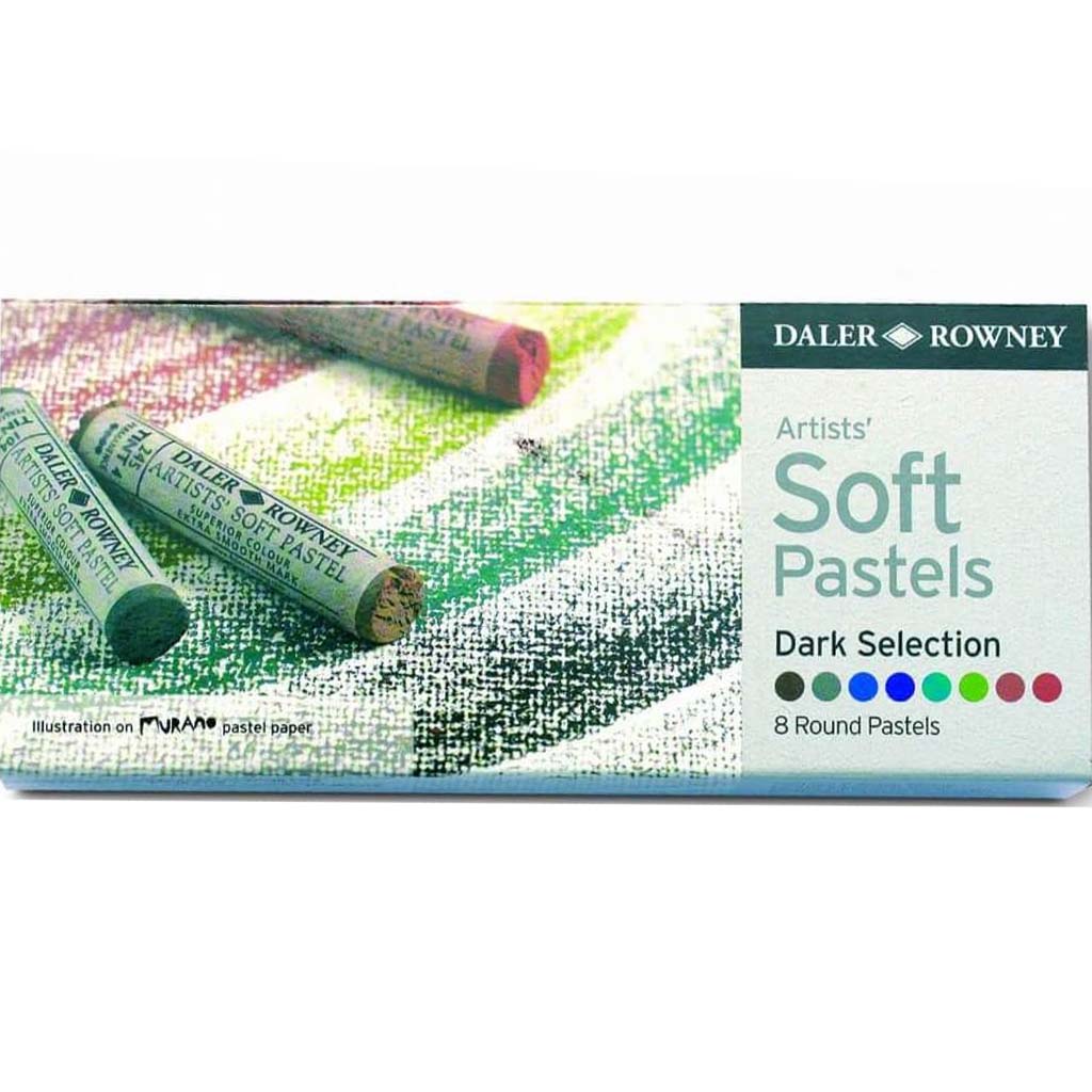 Soft Pastel Dark Selection Set of 8