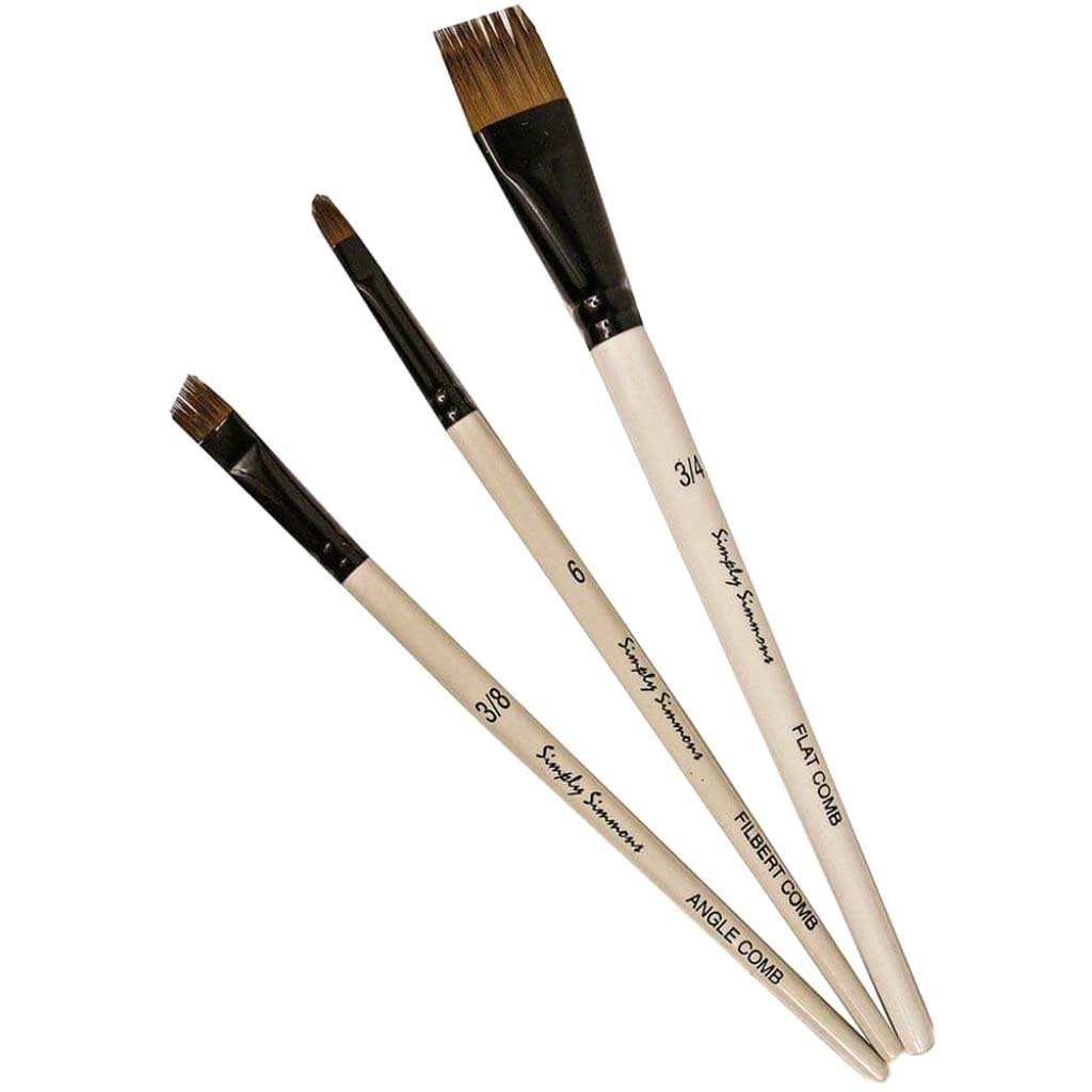 Simply Simmons Comb Brush Set of 3
