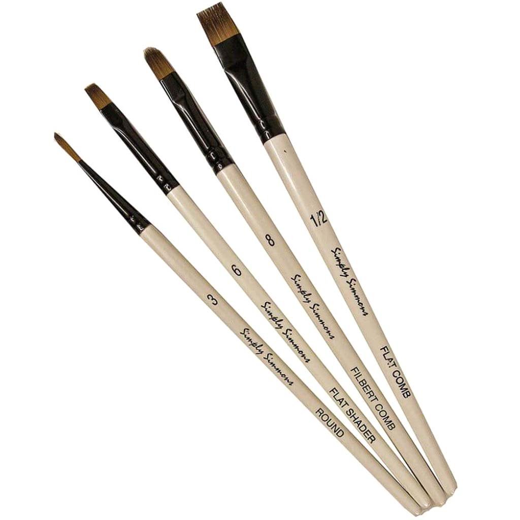 Simply Simmons Value Brush Sets Rake It In Set Set of 4