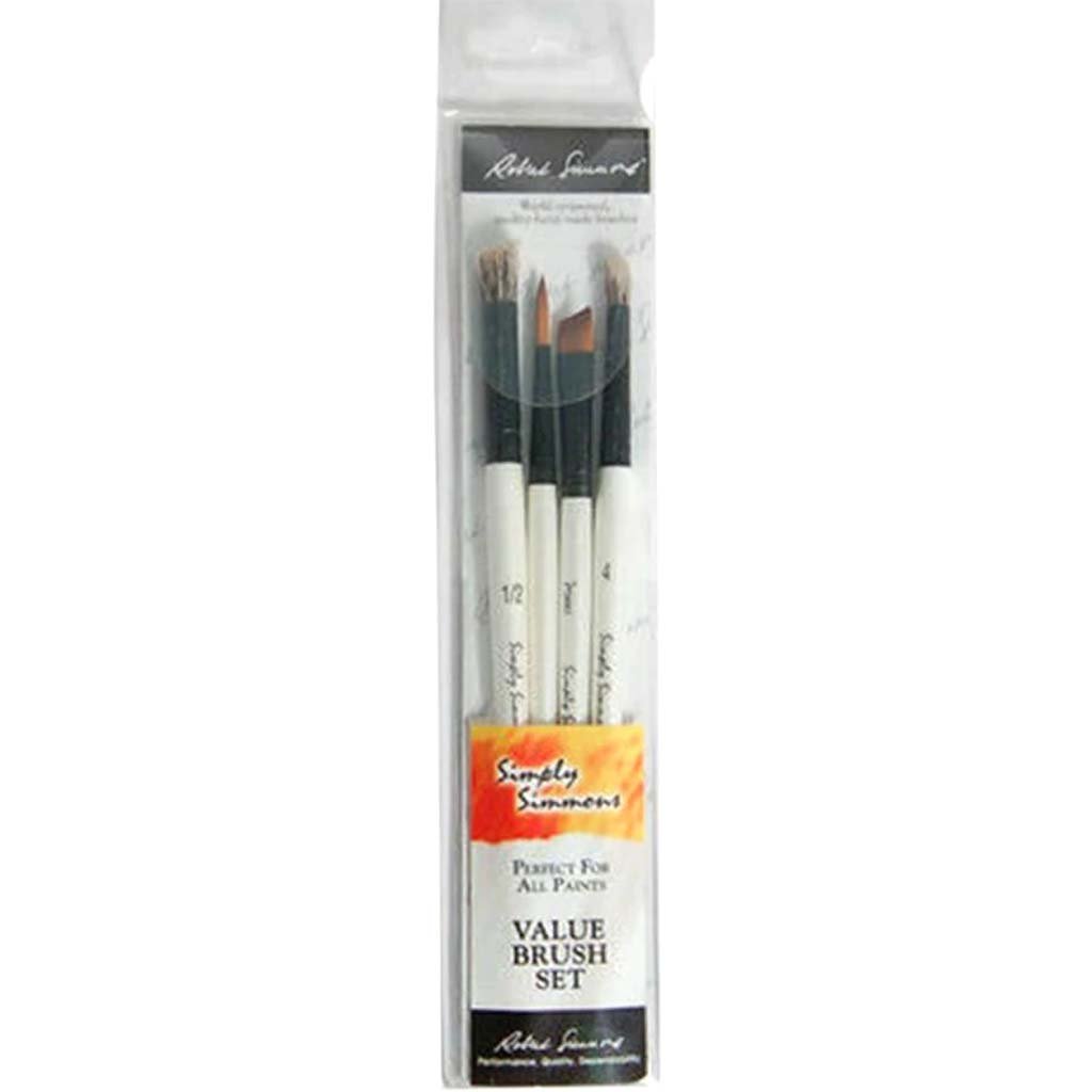 Simply Simmons Value Brush Sets Different Strokes Set of 4