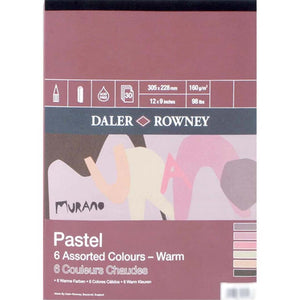 Murano Colored Pastel Paper Pads Warm