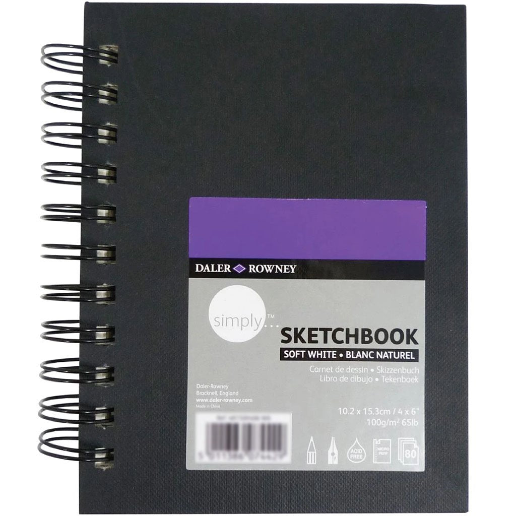 Cachet Extra White Paper Wirebound Sketchbook