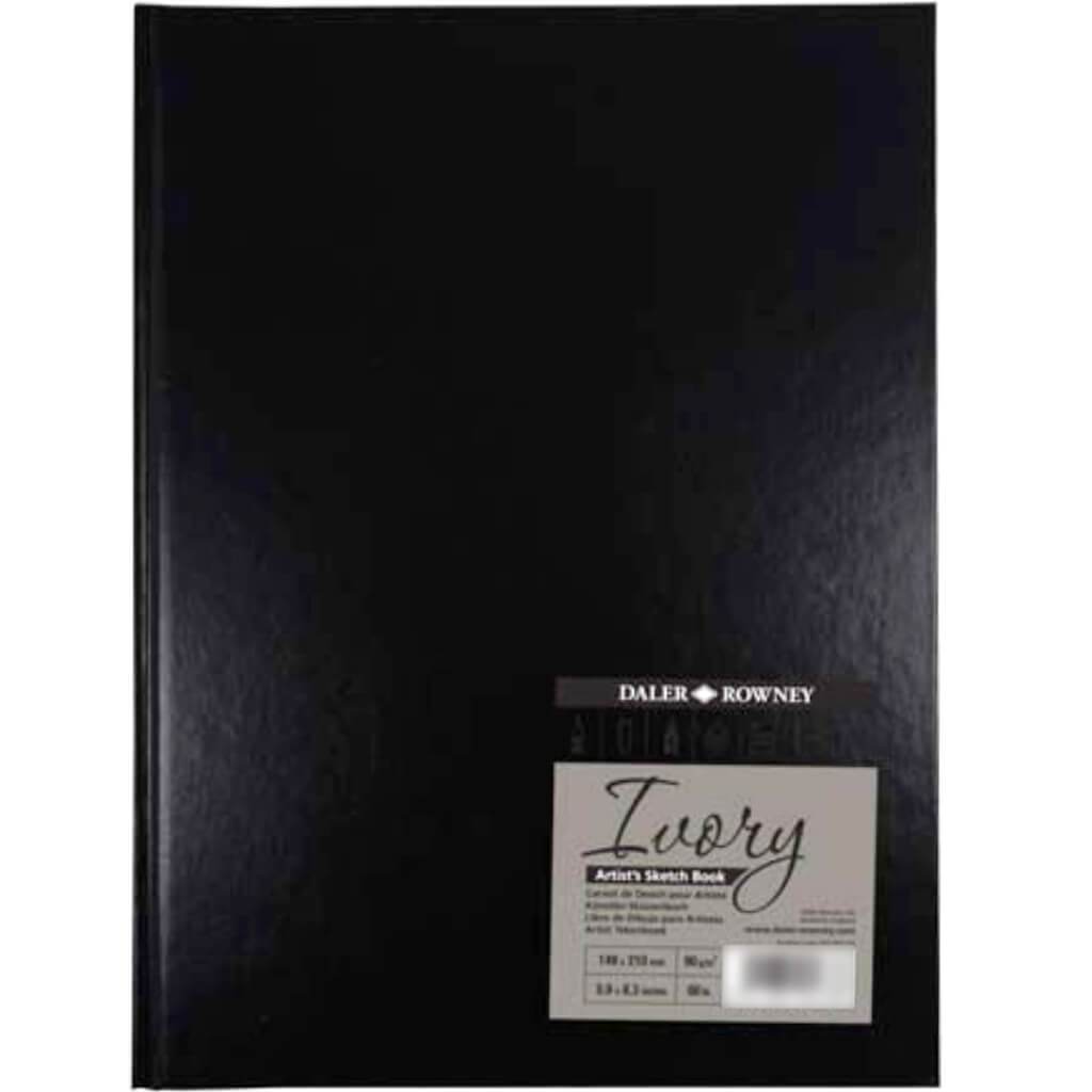 Ivory Artist's Hardback Sketchbook A4
