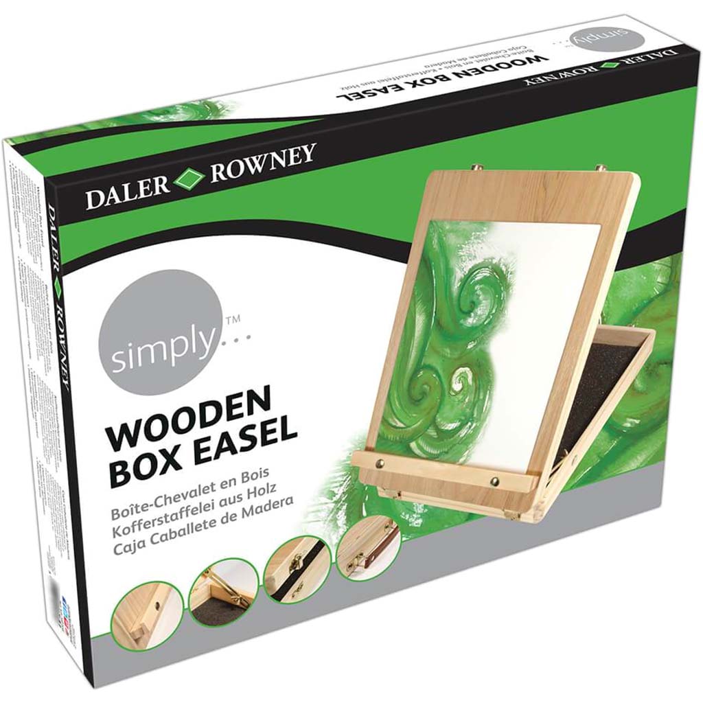 Simply Wooden Box Tabletop Easel