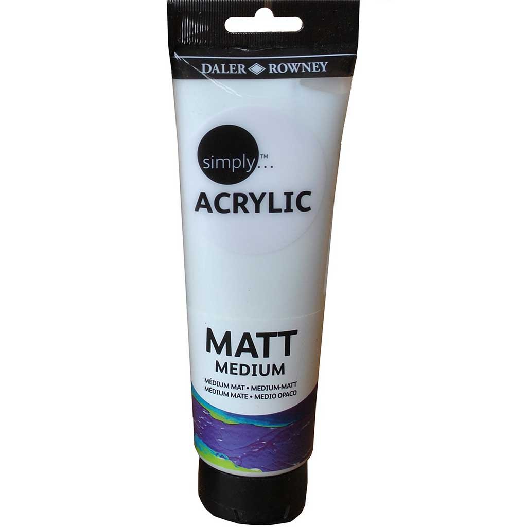 Simply Acrylic Matt Medium 250ml