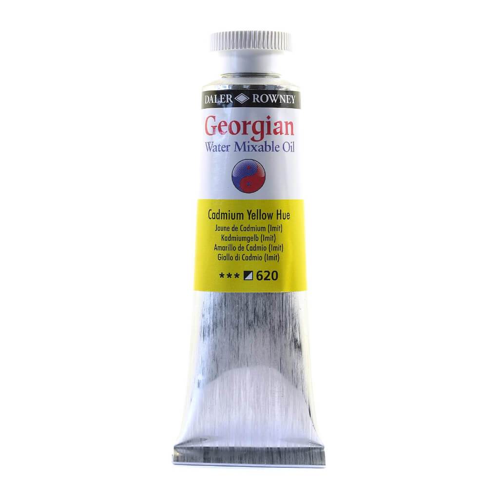 Daler Rowney Georgian Red Yellow Oil Paint 225ml Tube Art Paint