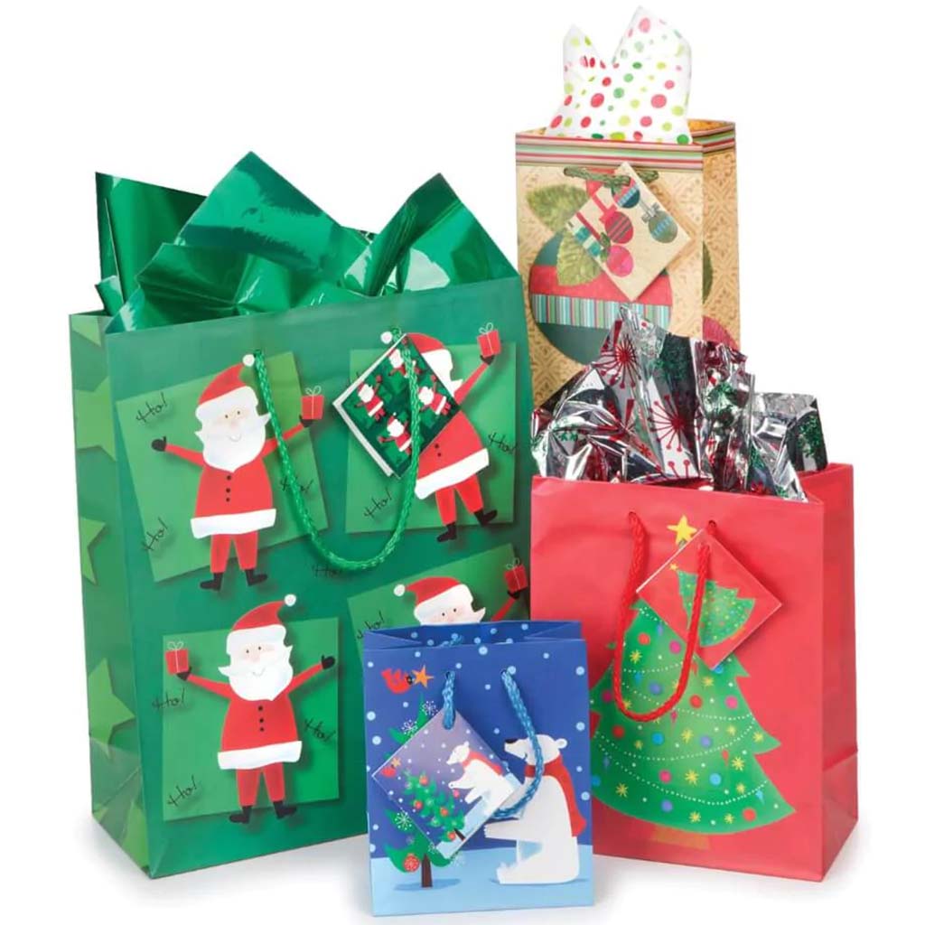 Christmas Gift Bags 6pcs Small