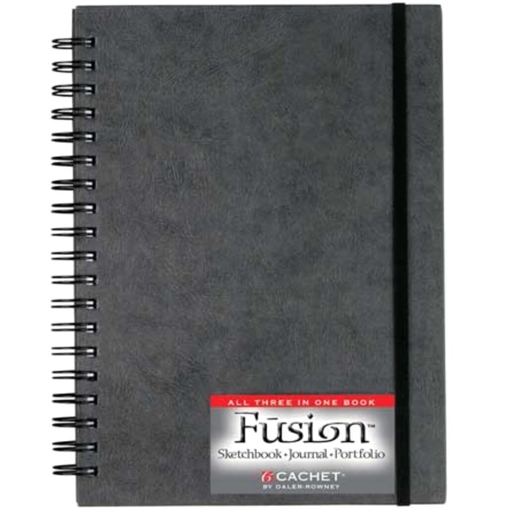 Cachet Fusion Sketch Journal Folio  Black