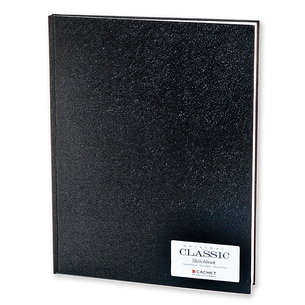 Classic Sketchbook Hard Bound Black Cover 11in x 14in