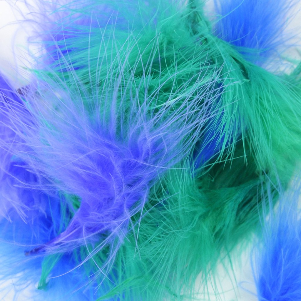 Fluffy Feather Sea Foam AnDECORnflower Mix 7Gm 1Pkg 