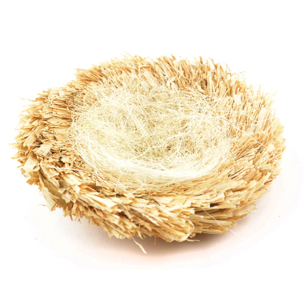 Artificial Straw And Grass Nest 6in 