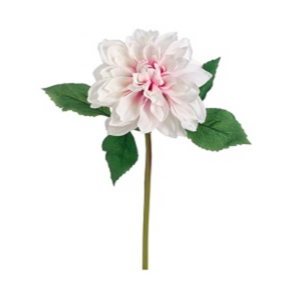 14"Dahlia Spray Wh/Pk 