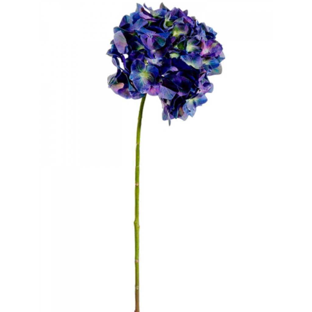 28"Hydrangea Spray Pu/Gr 