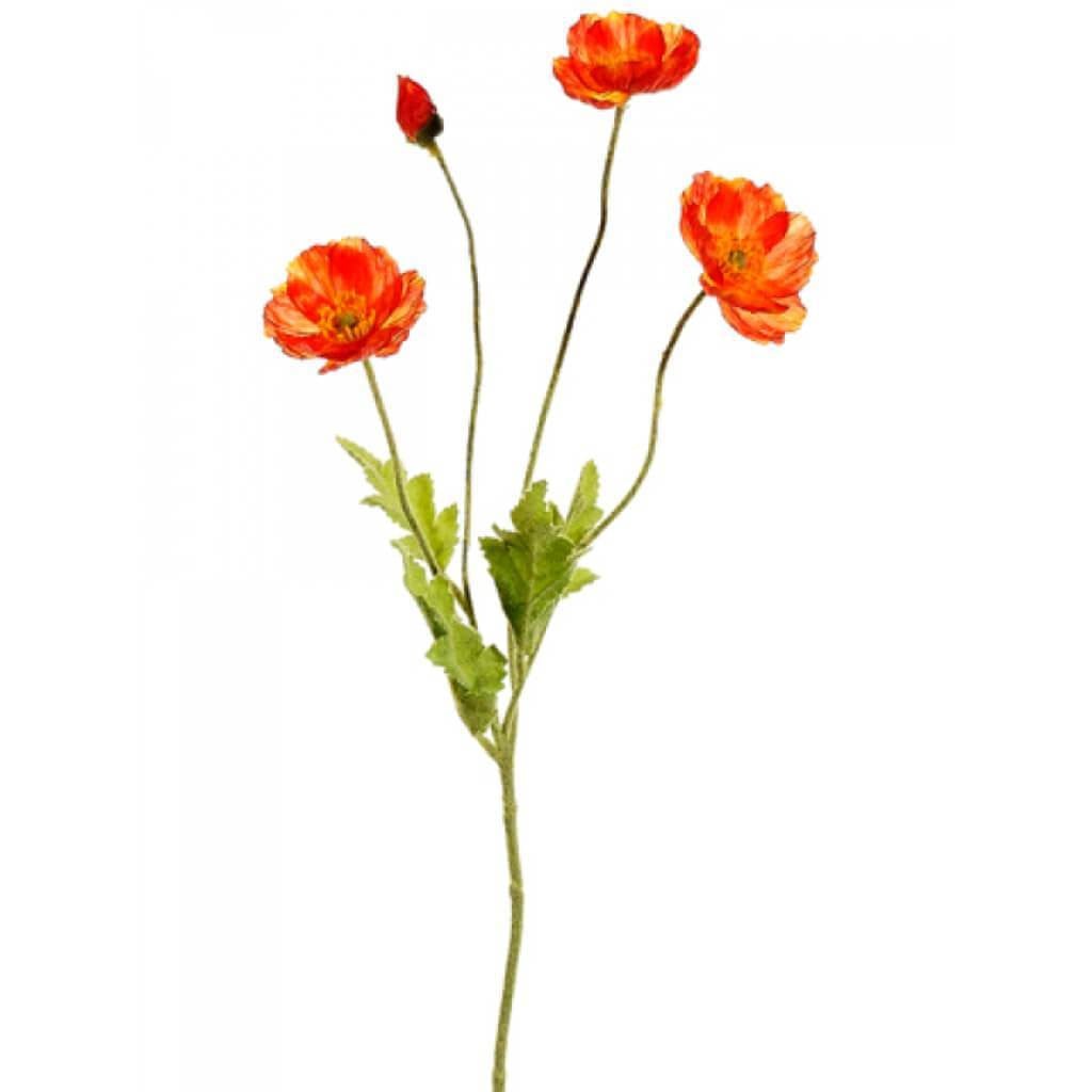 23.6"Poppy Spray Fl 