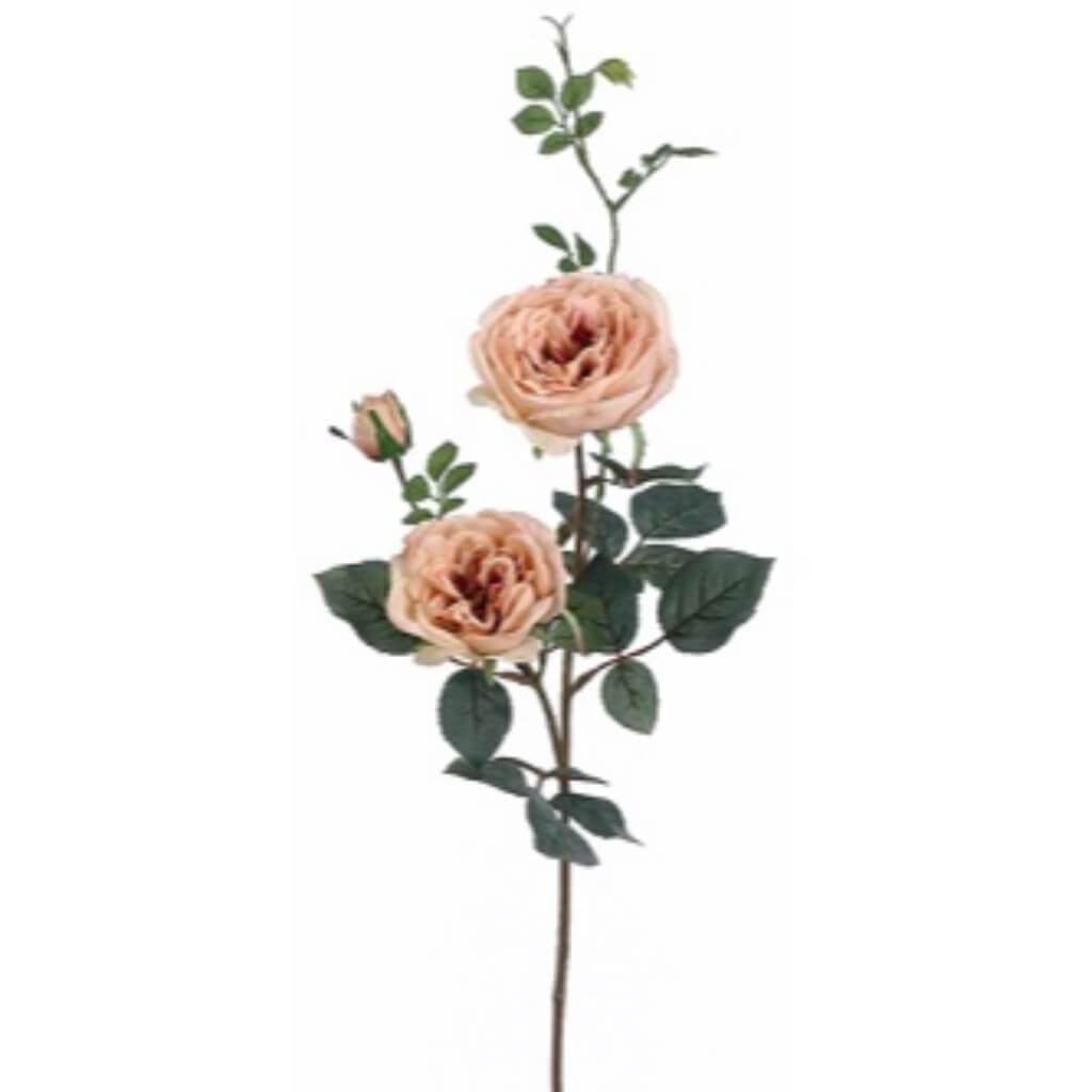 31"French Rose Spray Cr/Pe 