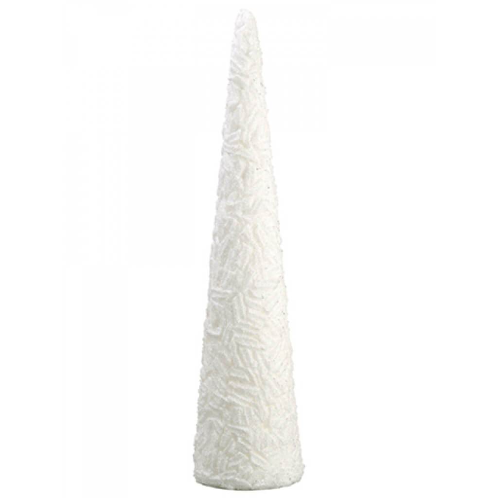 Glittered Cone Topiary 