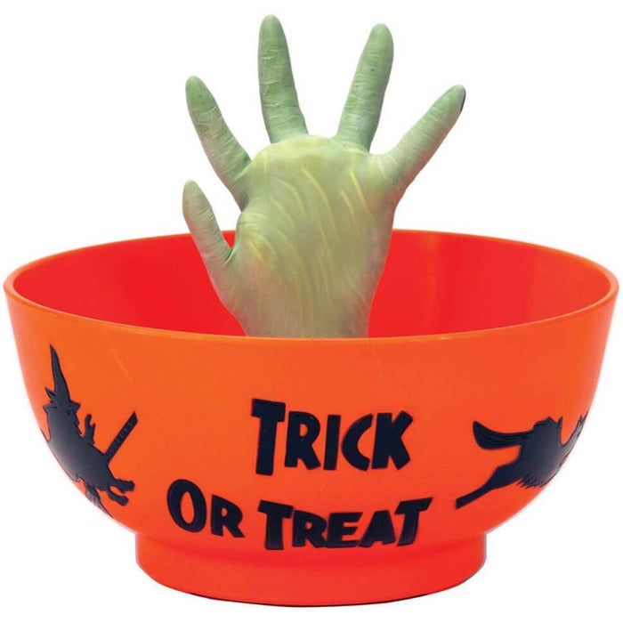 Animated Monster Hand in Orange Bowl 