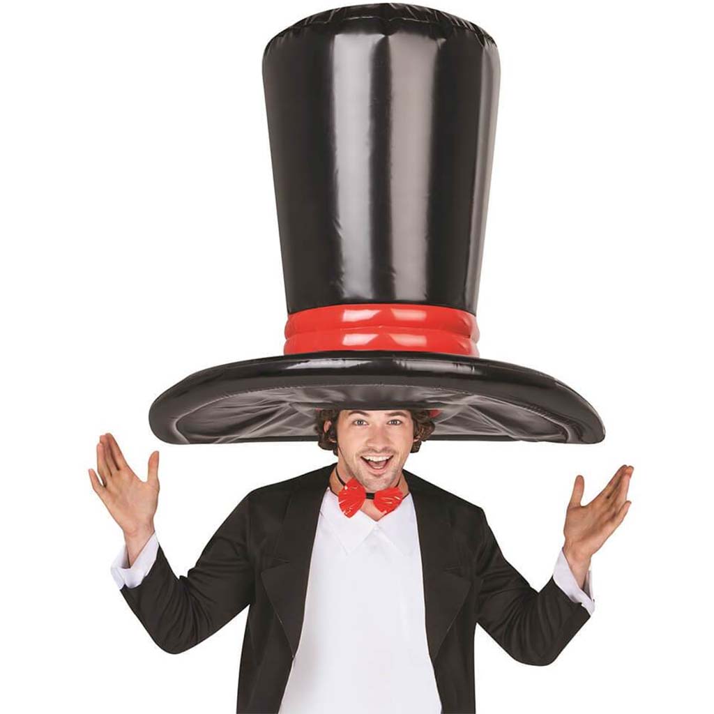 Inflatable Giant Big Oversized Top Hat Black Magician 