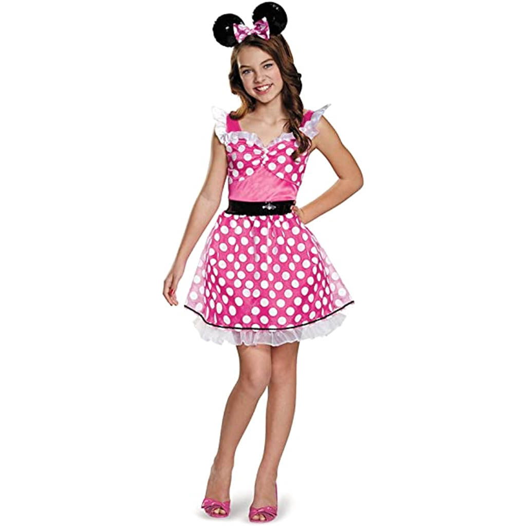 Minnie mouse hotsell pink dress costume