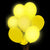 LED Light Up Blinky Balloons Yellow, 14in