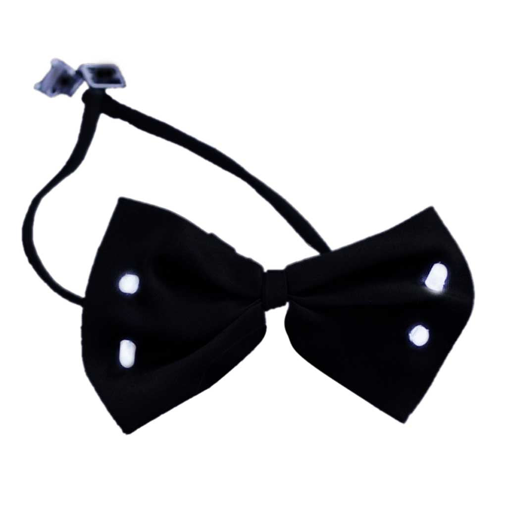 Led Bow Tie   Black