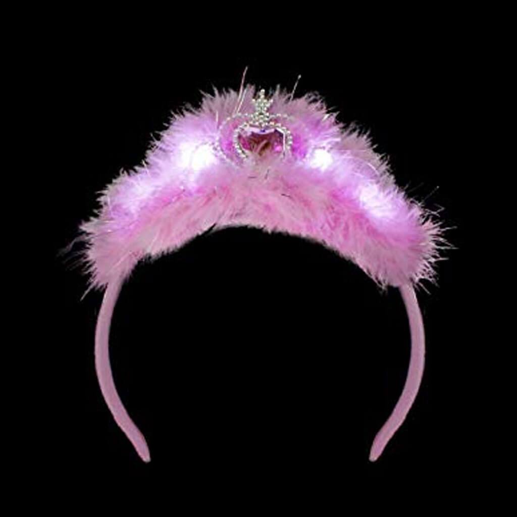 LED Feather Tiara Headband
