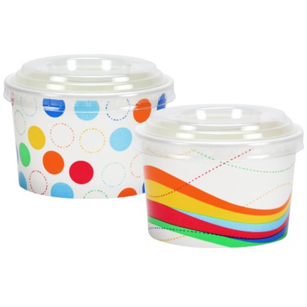 Party Cups with Lids 10 Count 8oz 