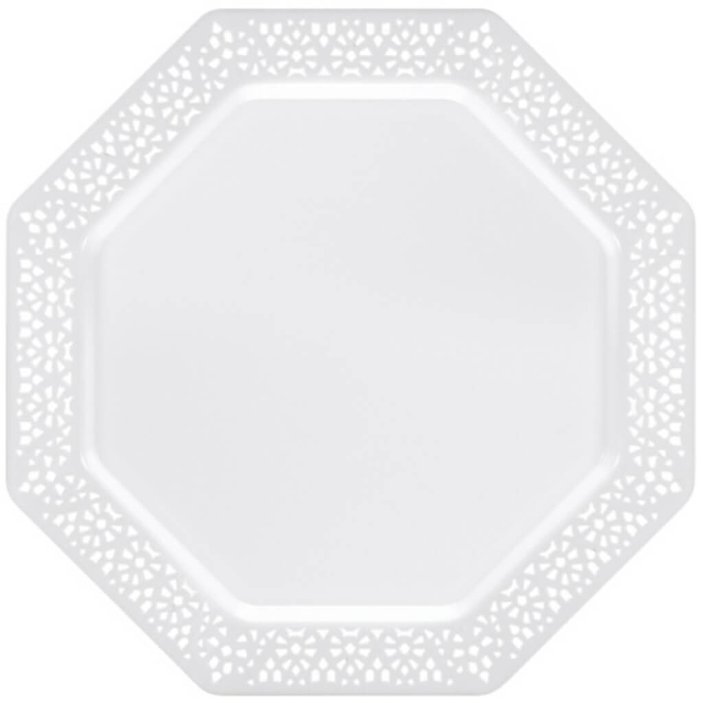 Lacetagon Plastic Plate 10 Count 11in 